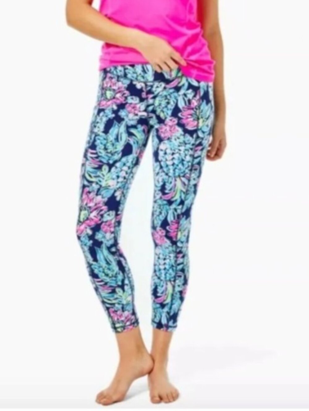 Lilly Pulitzer Luxletic 26" Weekender High Rise Legging - Vibrant Floral - XS